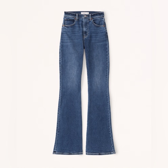 Abercrombie ultra high rise vintage flare jeans - Picture 2 of 8